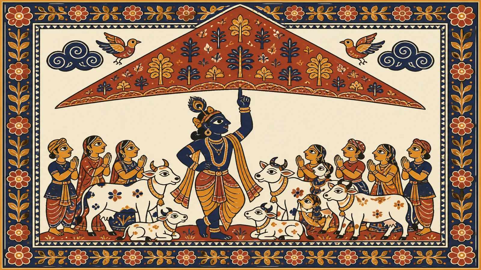 govardhan-puja illustration