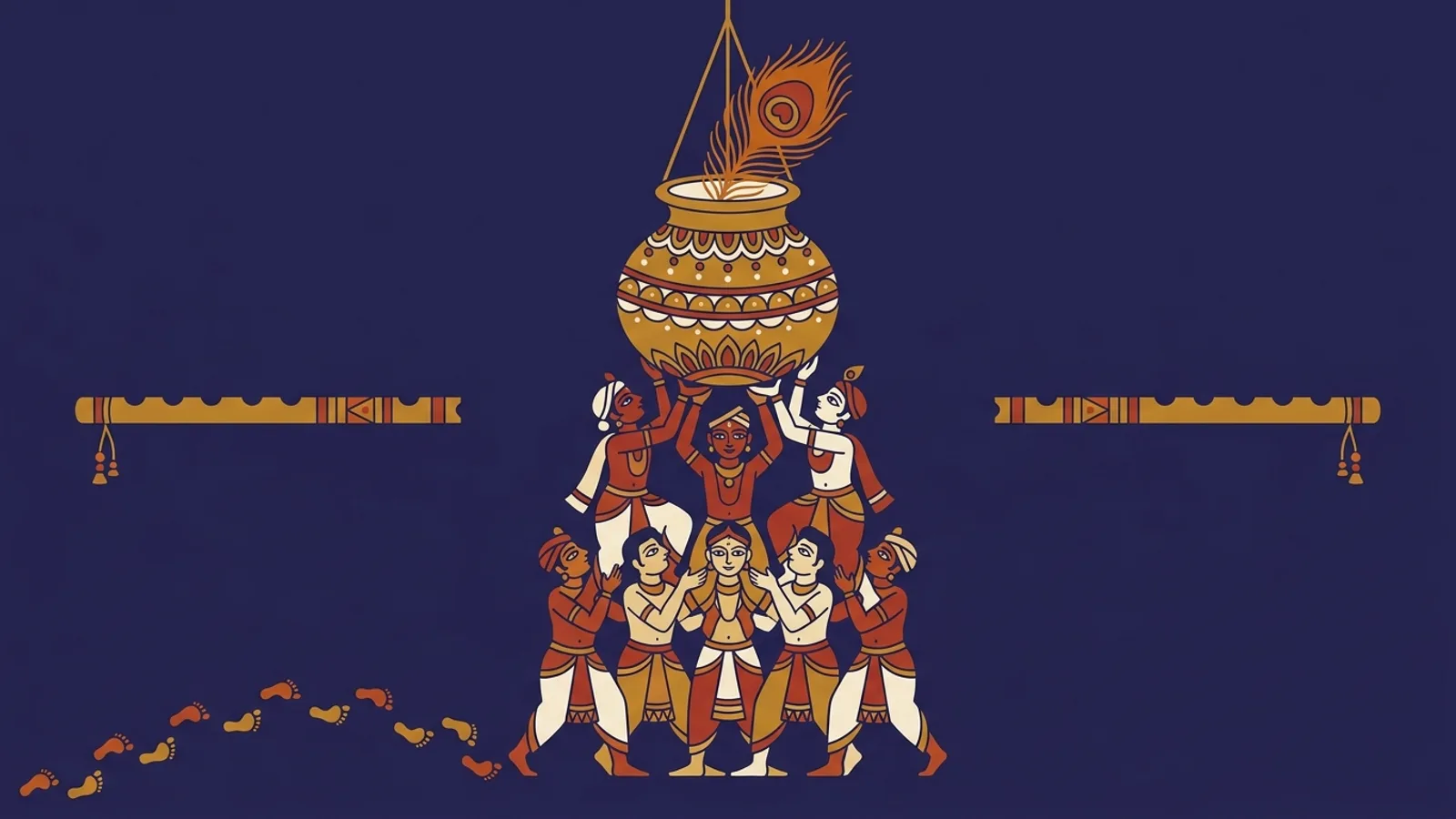 krishna-janmashtami illustration